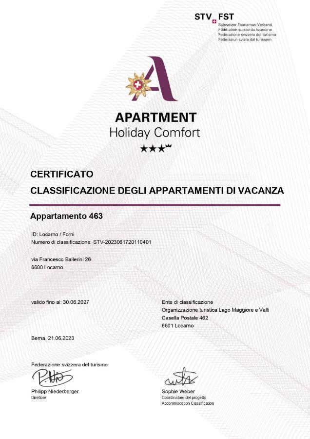 Appartamento 2,5 Con Piscina Nel Cuore Di Locarno 463 外观 照片