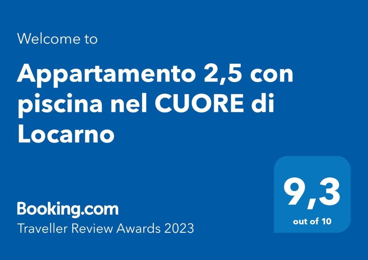 Appartamento 2,5 Con Piscina Nel Cuore Di Locarno 463 外观 照片